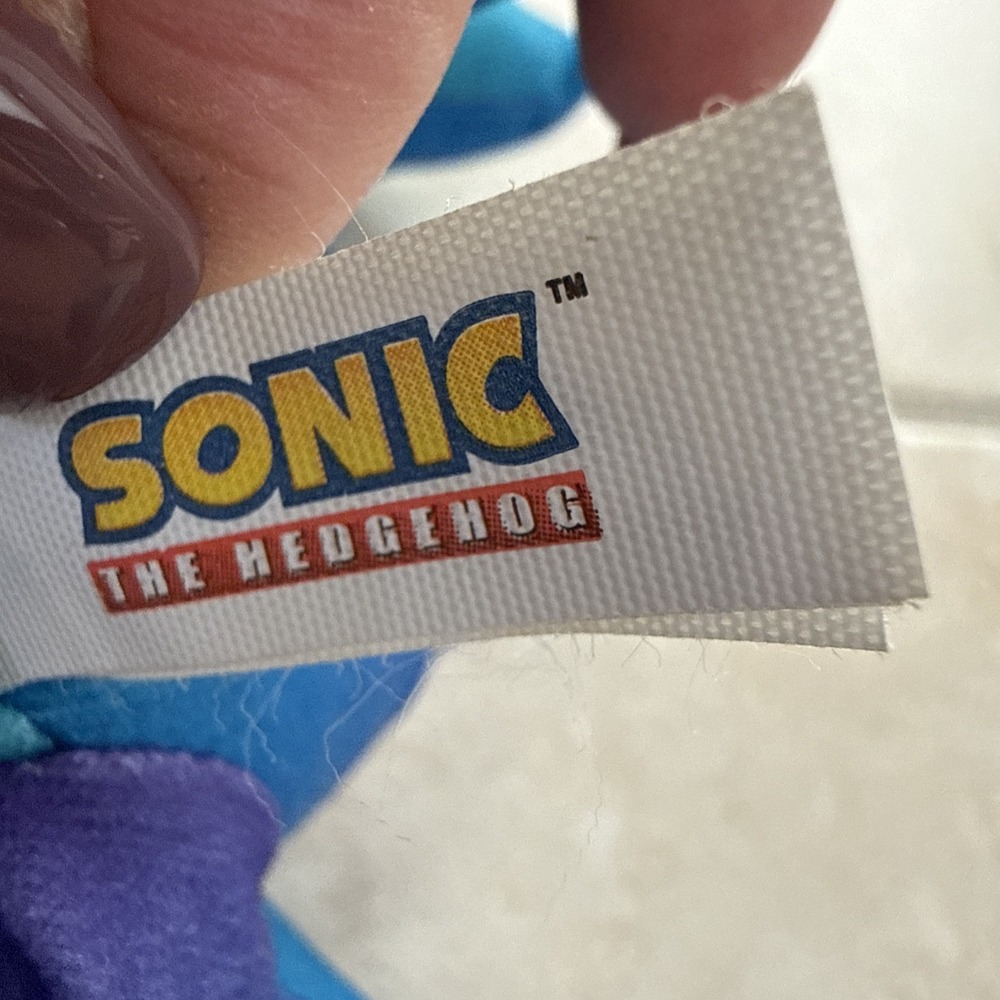 Gradient Sonic the Hedgehog SEGA Plush 10" Plush Authentic Stuffed Toy Licensed - Picture 6 of 9